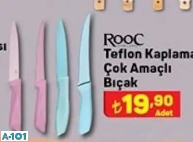 ROOC TEFLON KAPLAMA ÇOK AMAÇLI BIÇAK ROOC TEFLON KAPLAMA ÇOK AMAÇLI BIÇAK